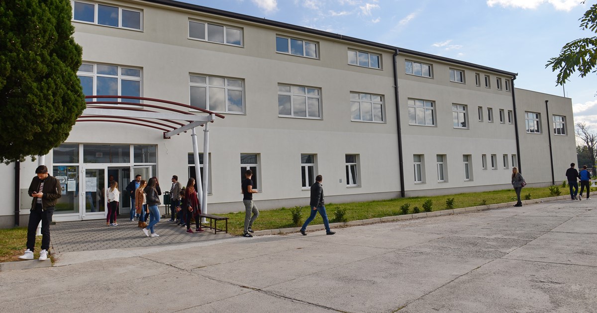 The building of the Faculty of Mechanical Engineering in Mostar